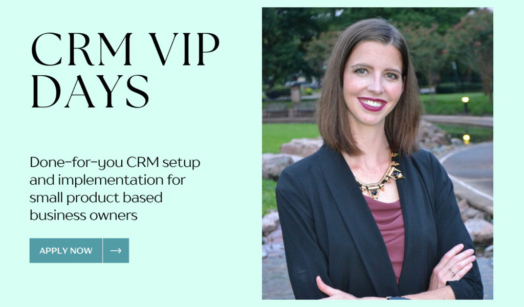 CRM VIP Days - Get a Done-For-You CRM in just one week